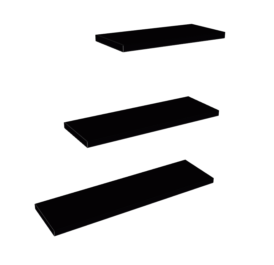Kit X3 Repisas Flotantes Minimalista Modernas