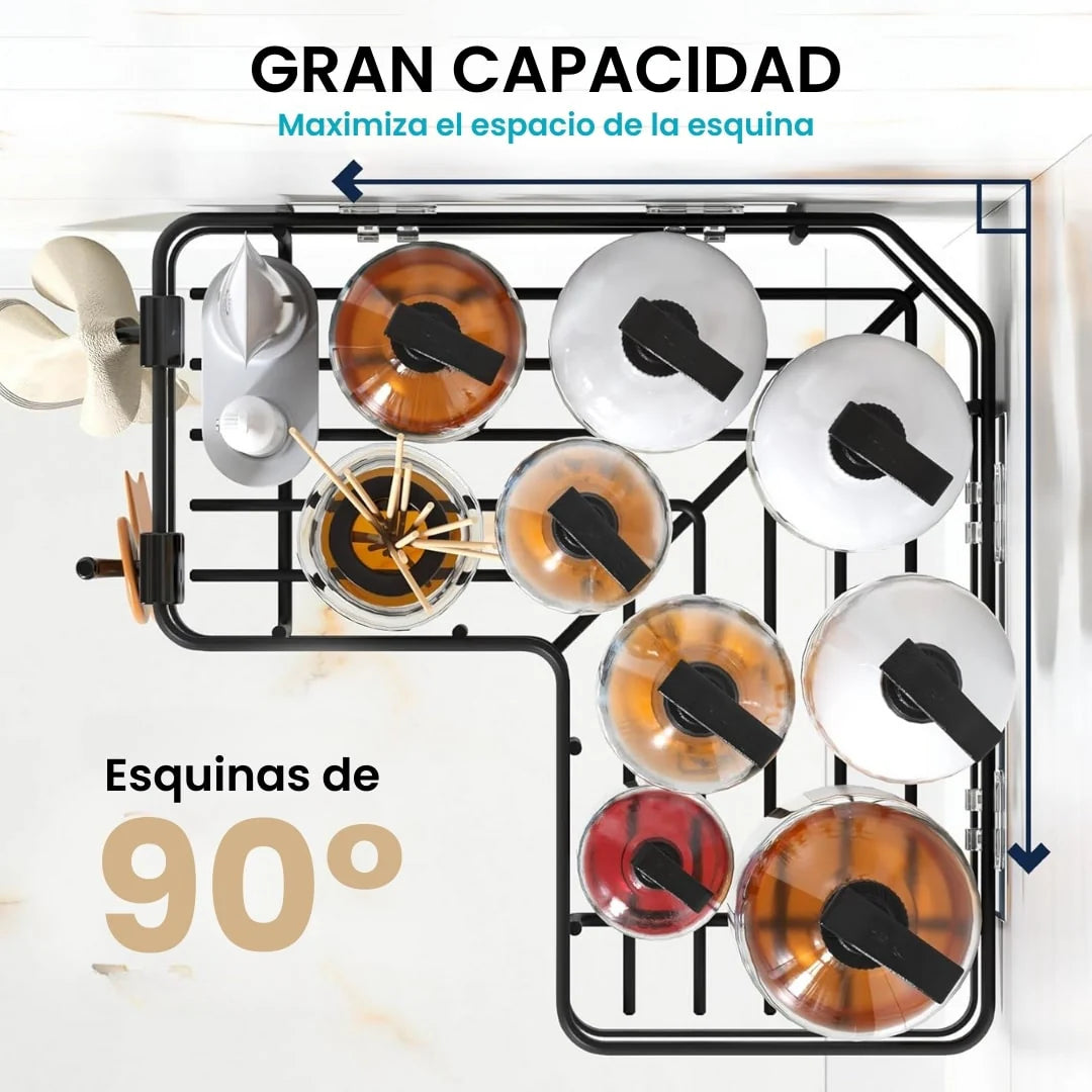 Organizador Esquinero De Baño X5 Piezas