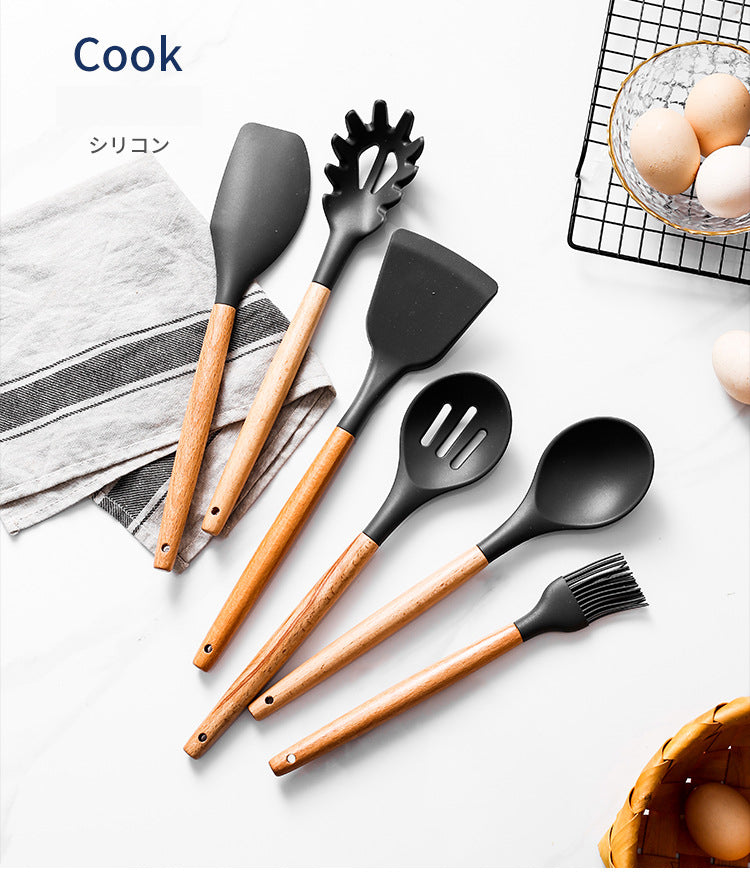 Kit Completo de Utensilios de Cocina de Silicona