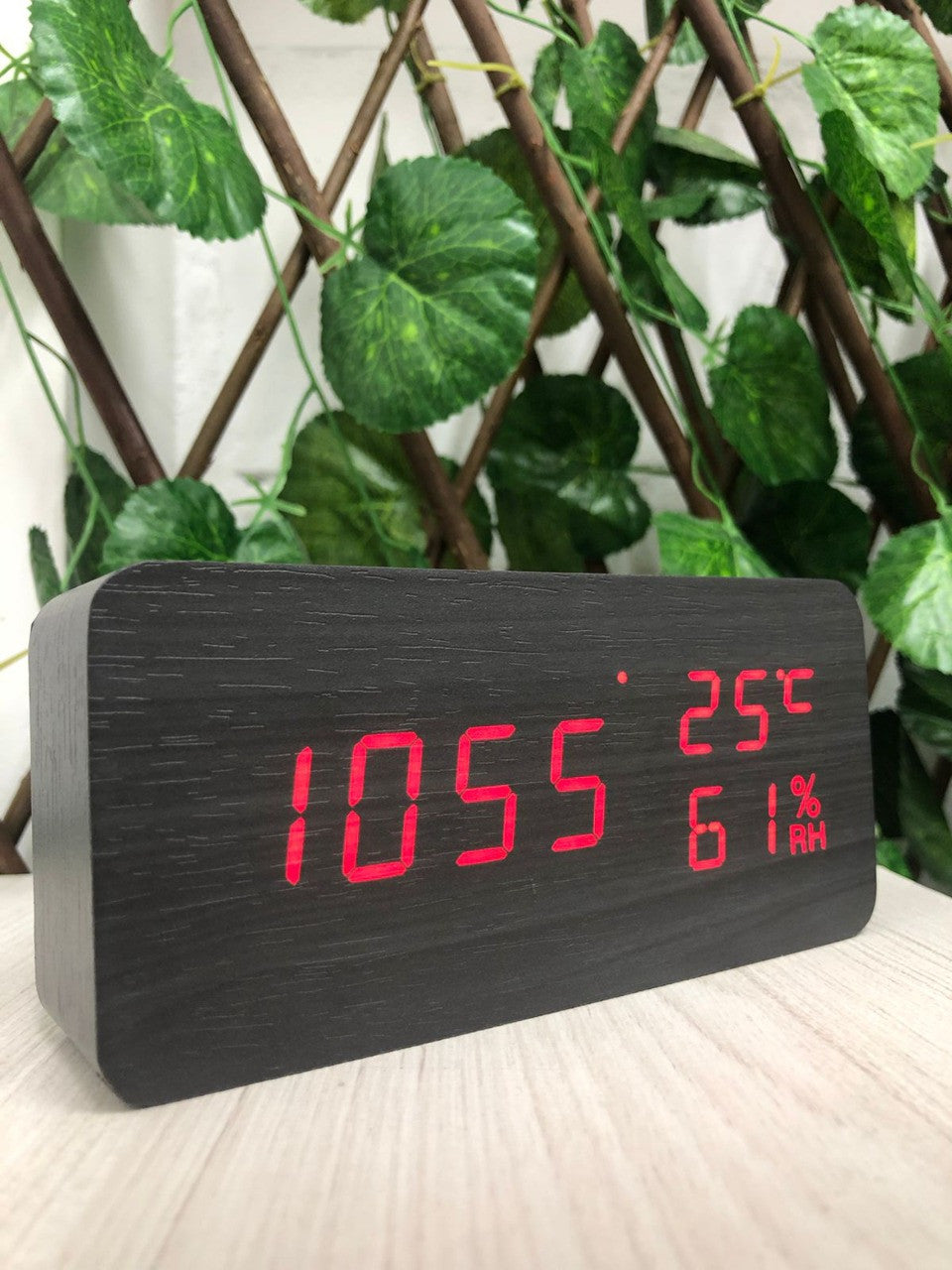 Reloj Despertador Digital De Madera ¡Envio Gratis!