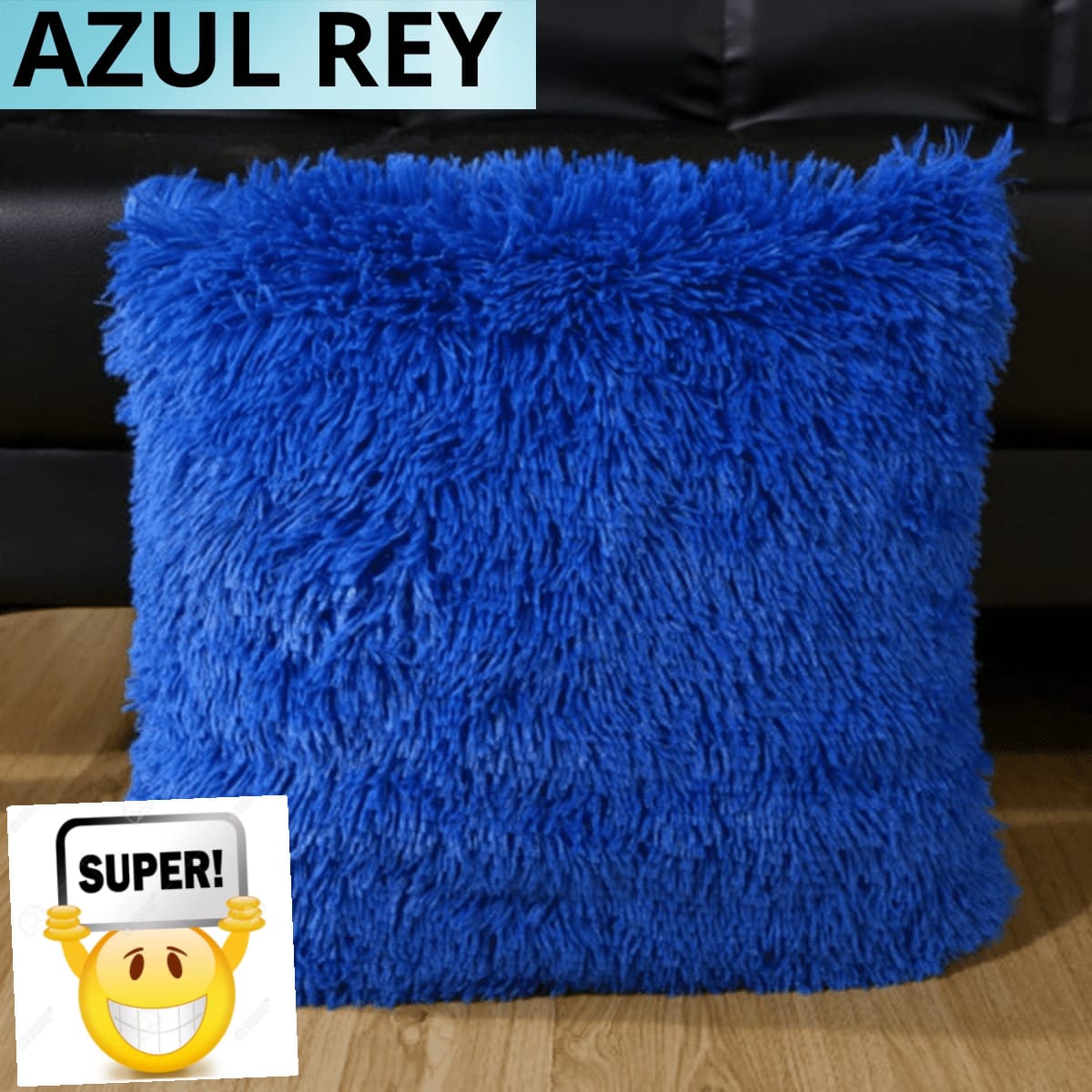 Oferta 2 Cojínes Decorativos 50cm x 50cm Peludos ¡Envio Gratis!