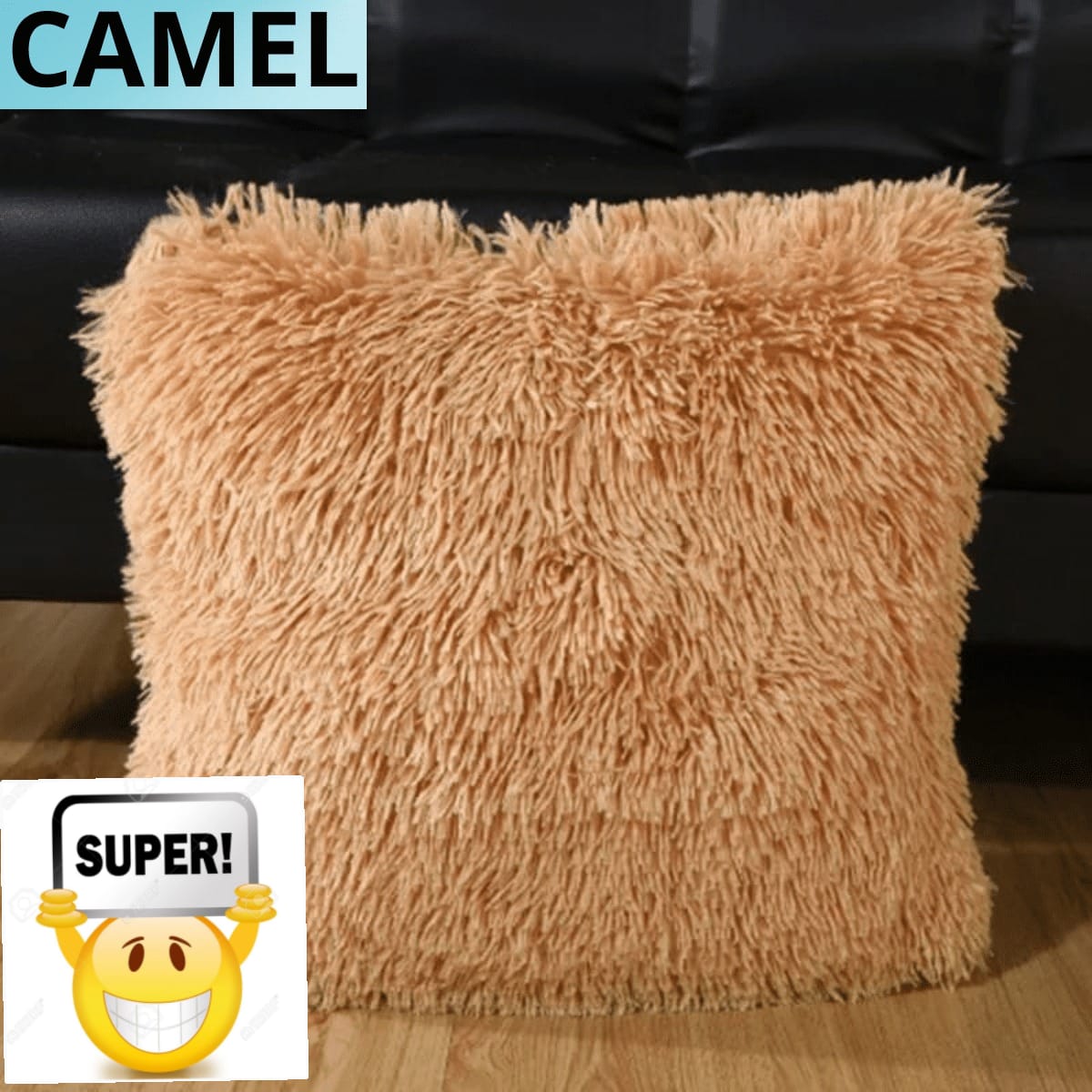 Oferta 2 Cojínes Decorativos 50cm x 50cm Peludos ¡Envio Gratis!