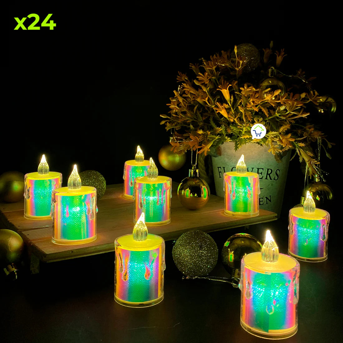 Velas LED X24 Unidades