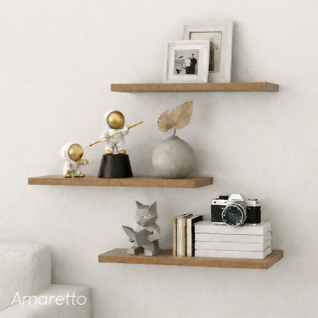 Set X3 Repisas Flotantes De 50cm