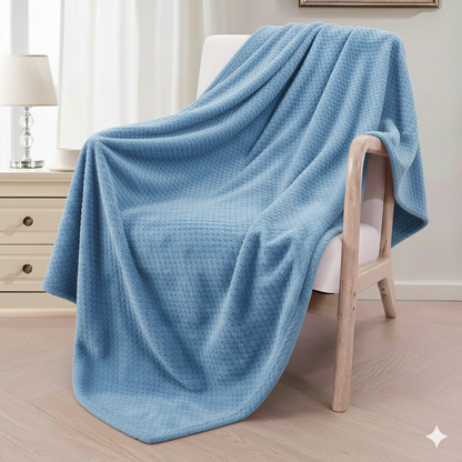 Cobija Textura Tipo Piña Ultra Suave | Liviana, Cálida y Moderna