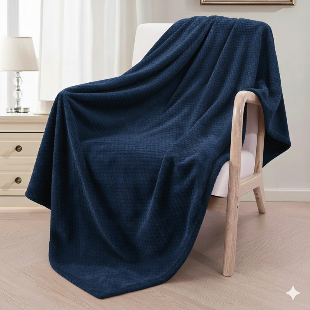 Cobija Textura Tipo Piña Ultra Suave | Liviana, Cálida y Moderna