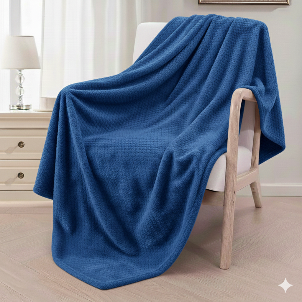 Cobija Textura Tipo Piña Ultra Suave | Liviana, Cálida y Moderna