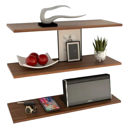 Set X3 Repisas Flotantes De 50cm