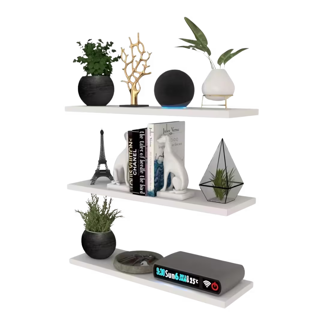 Set de 3 Repisas Flotantes Modernas de 50cm