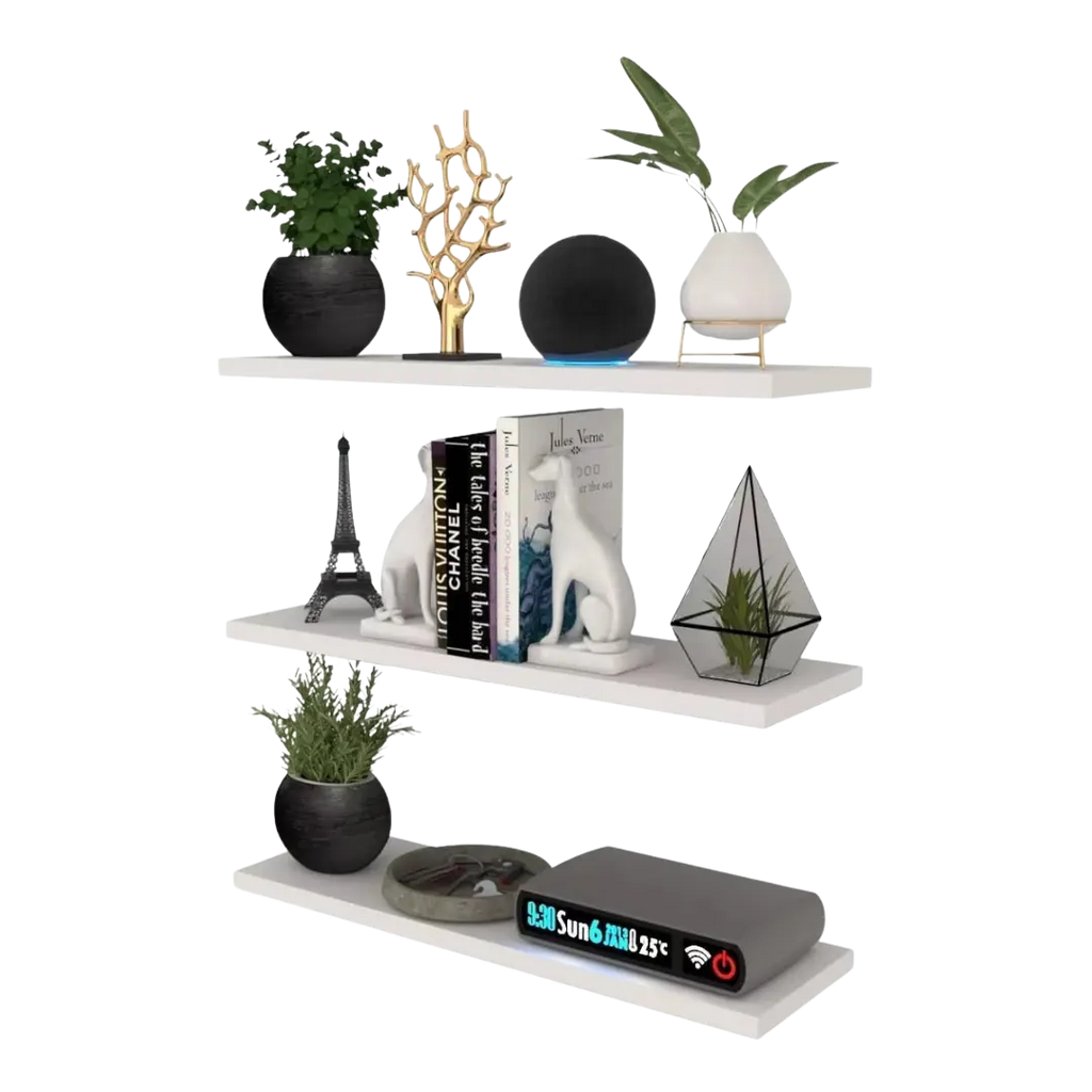 Set X3 Repisas Flotantes De 50cm