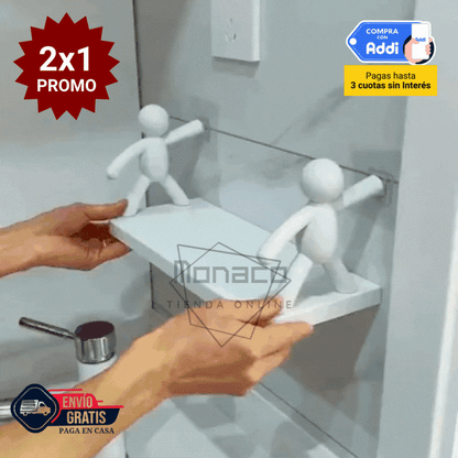 SOPORTE MULTIUSOS X2 - GRIS