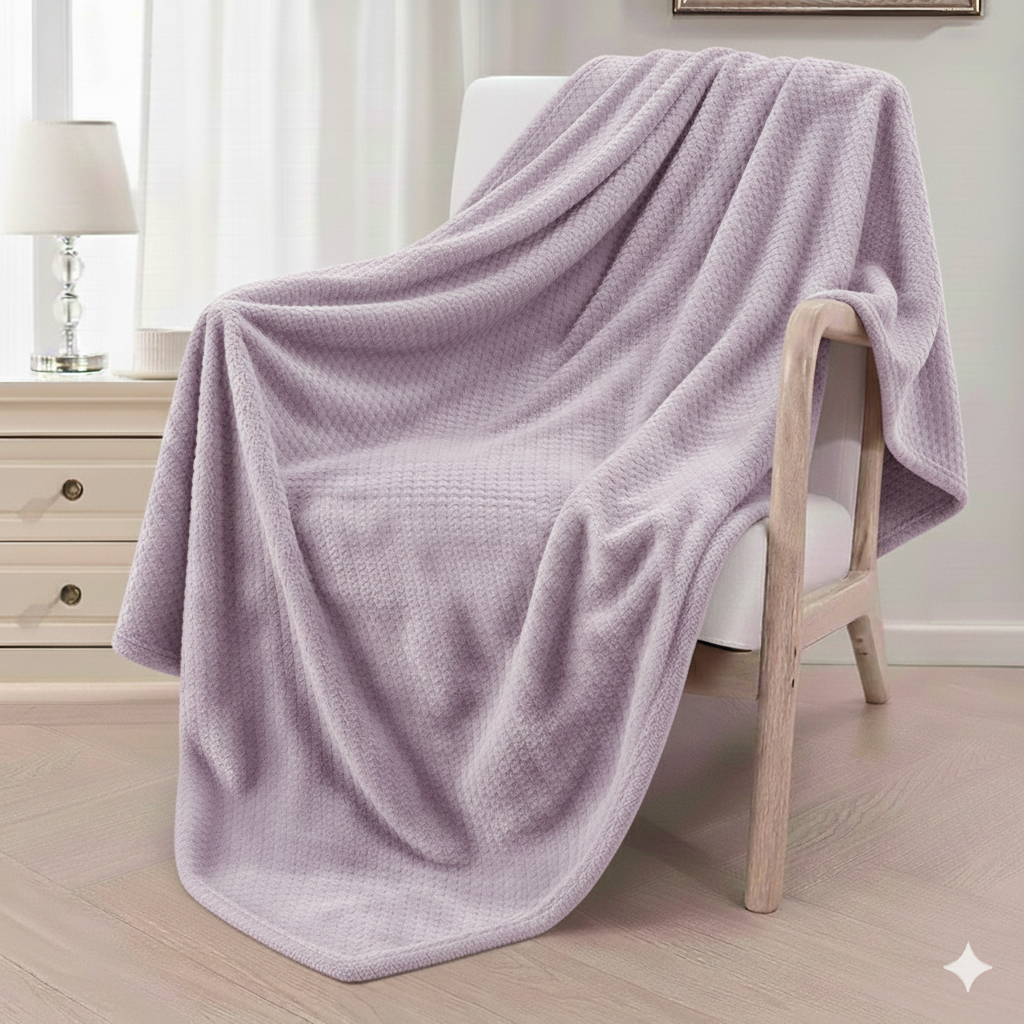 Cobija Textura Tipo Piña Ultra Suave | Liviana, Cálida y Moderna