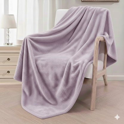 Cobija Textura Tipo Piña Ultra Suave | Liviana, Cálida y Moderna