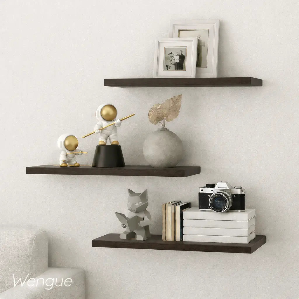 Set X3 Repisas Flotantes De 50cm