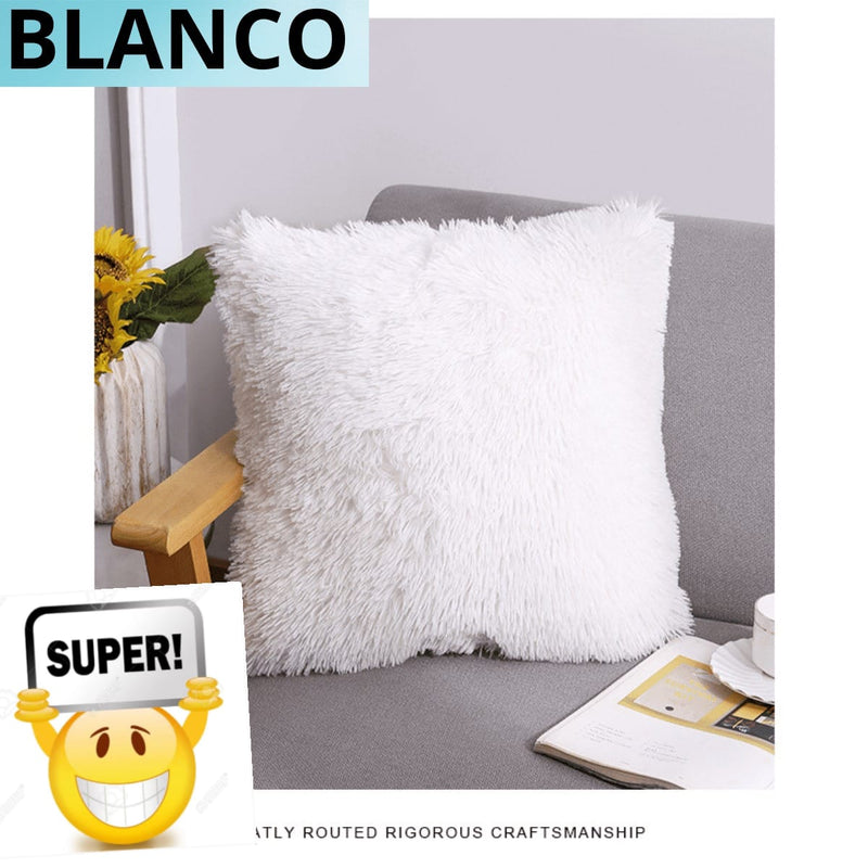 Oferta 2 Cojínes Decorativos 50cm x 50cm Peludos ¡Envio Gratis!