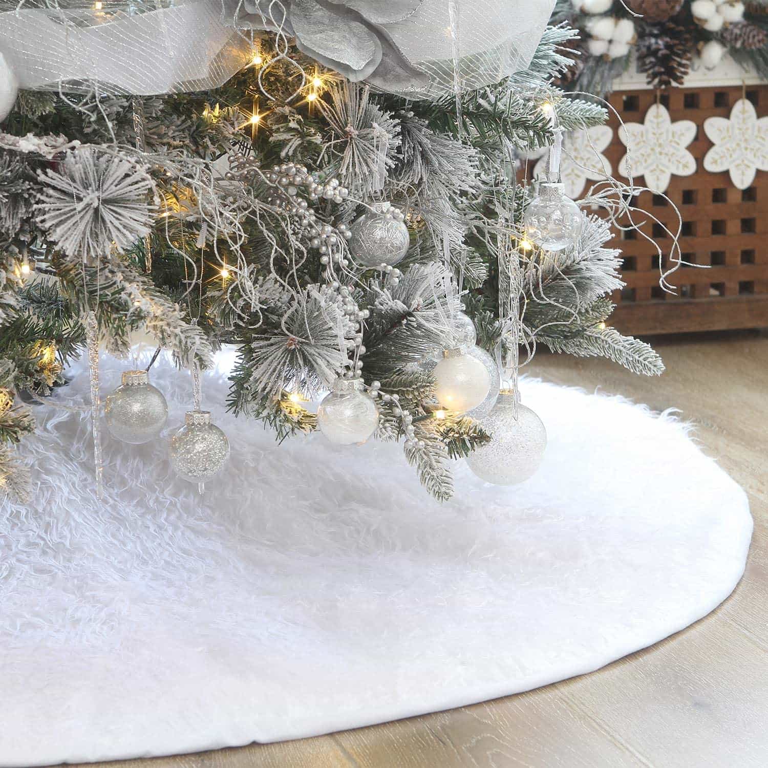 PIE DE ÁRBOL FALDA NAVIDEÑA